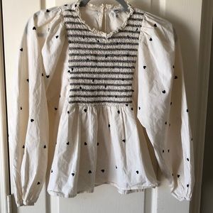 ZARA Boho Cotton Top